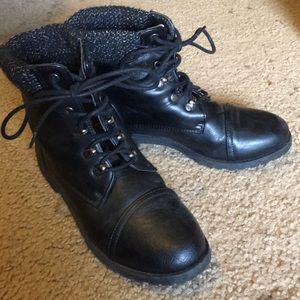 Black Combat Boots